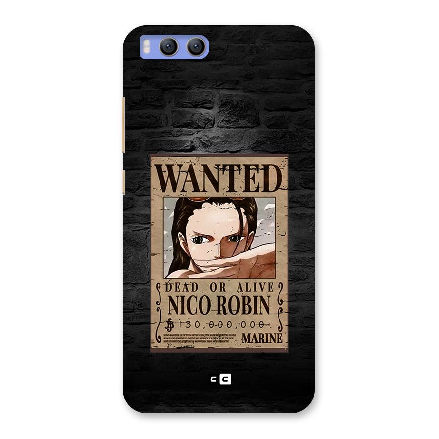 Nico Robin Wanted Back Case for Xiaomi Mi 6
