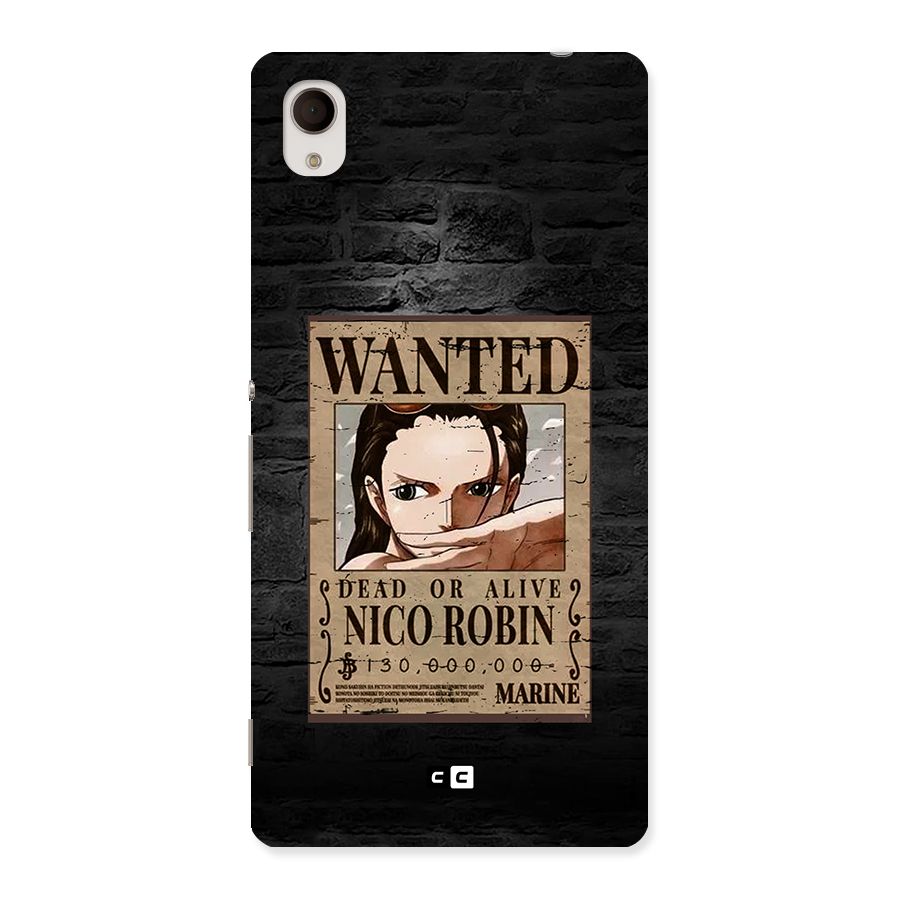Nico Robin Wanted Back Case for Xperia M4