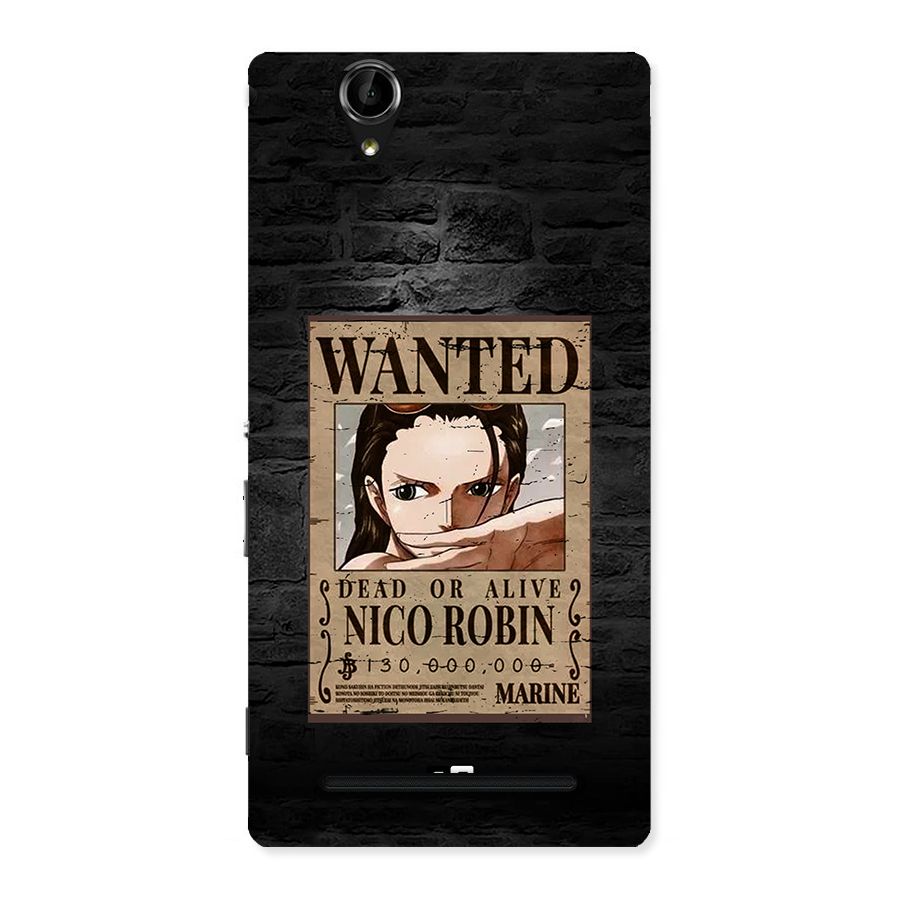 Nico Robin Wanted Back Case for Xperia T2