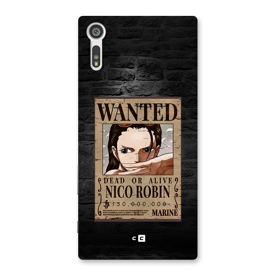 Nico Robin Wanted Back Case for Xperia XZ
