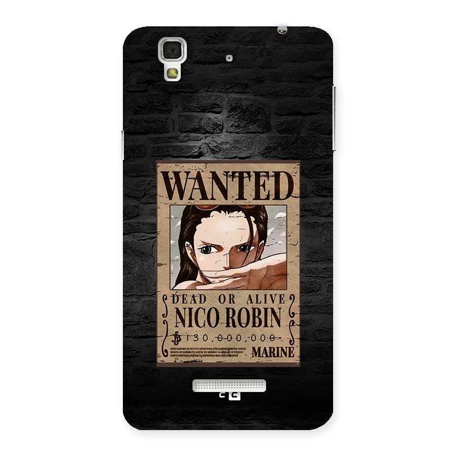 Nico Robin Wanted Back Case for Yureka