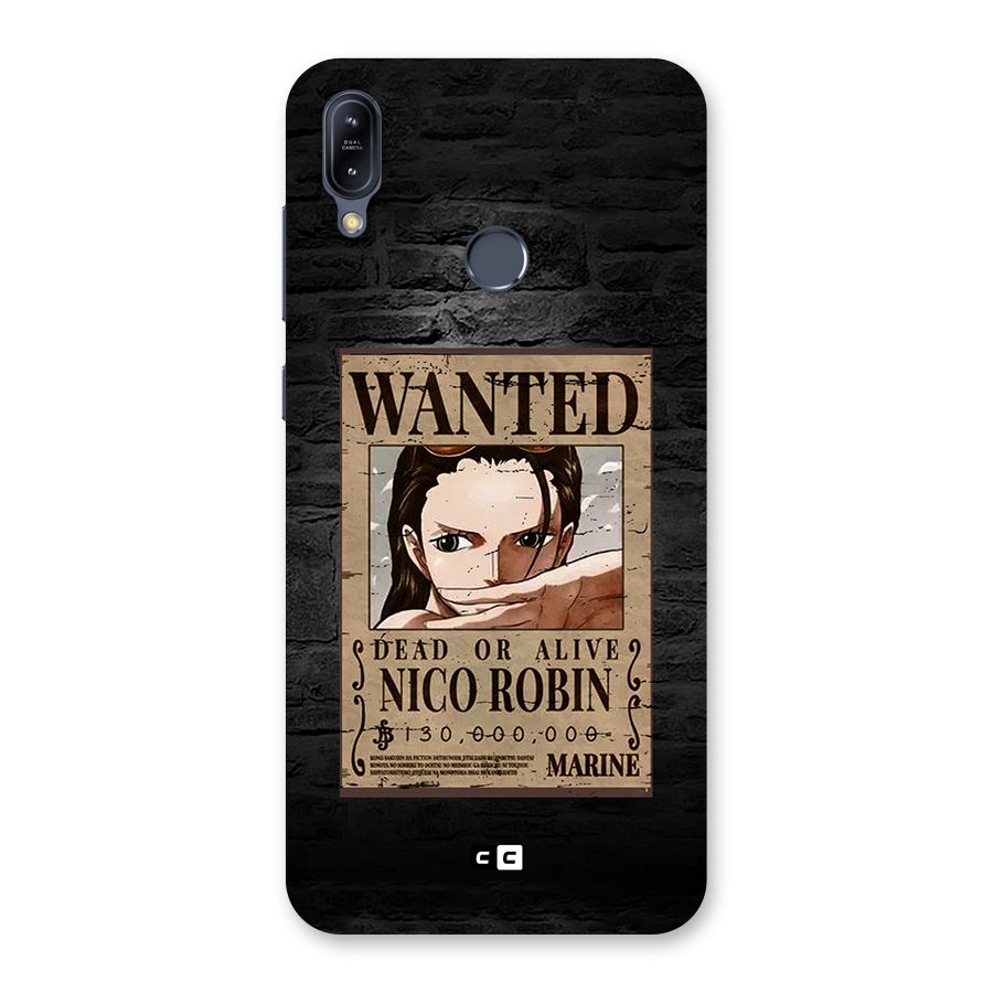 Nico Robin Wanted Back Case for Zenfone Max M2
