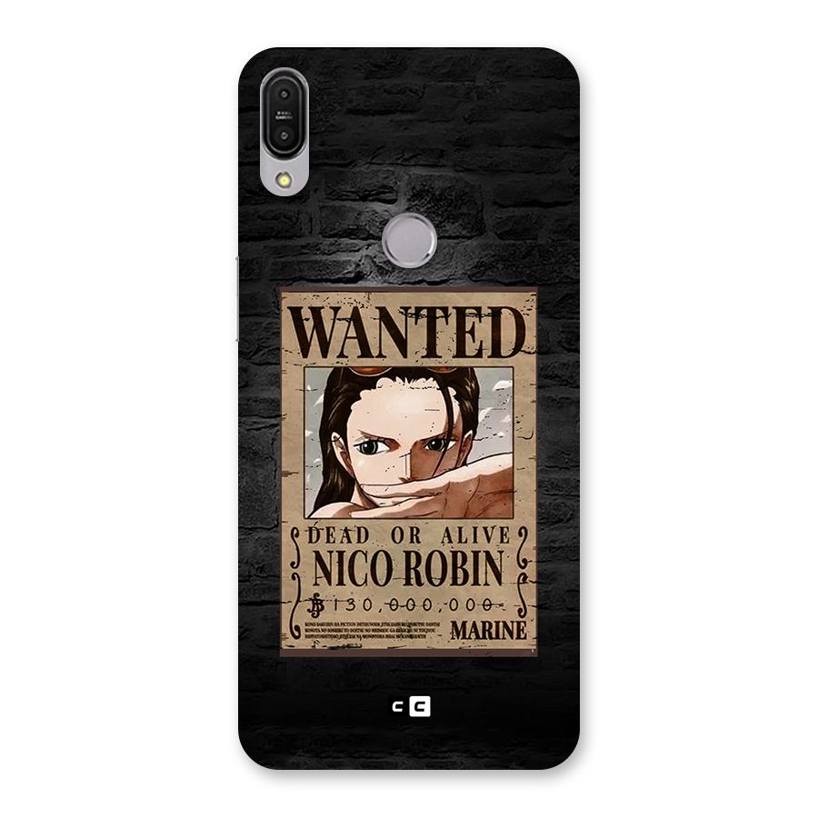 Nico Robin Wanted Back Case for Zenfone Max Pro M1