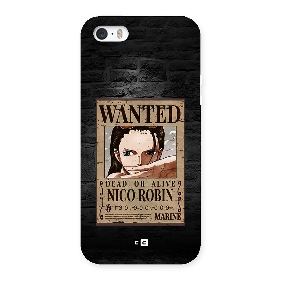 Nico Robin Wanted Back Case for iPhone SE 2016
