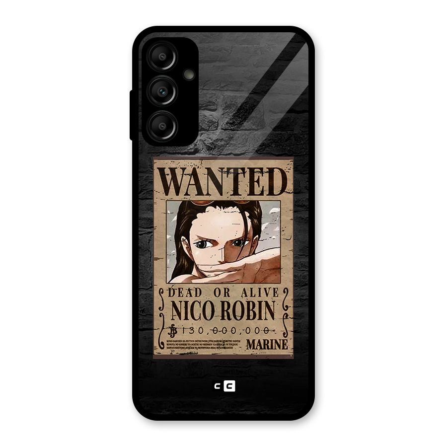 Nico Robin Wanted Glass Back Case for Galaxy A14 5G