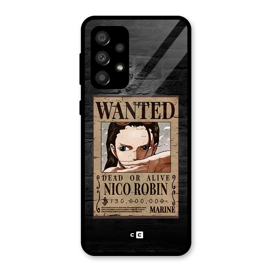 Nico Robin Wanted Glass Back Case for Galaxy A32