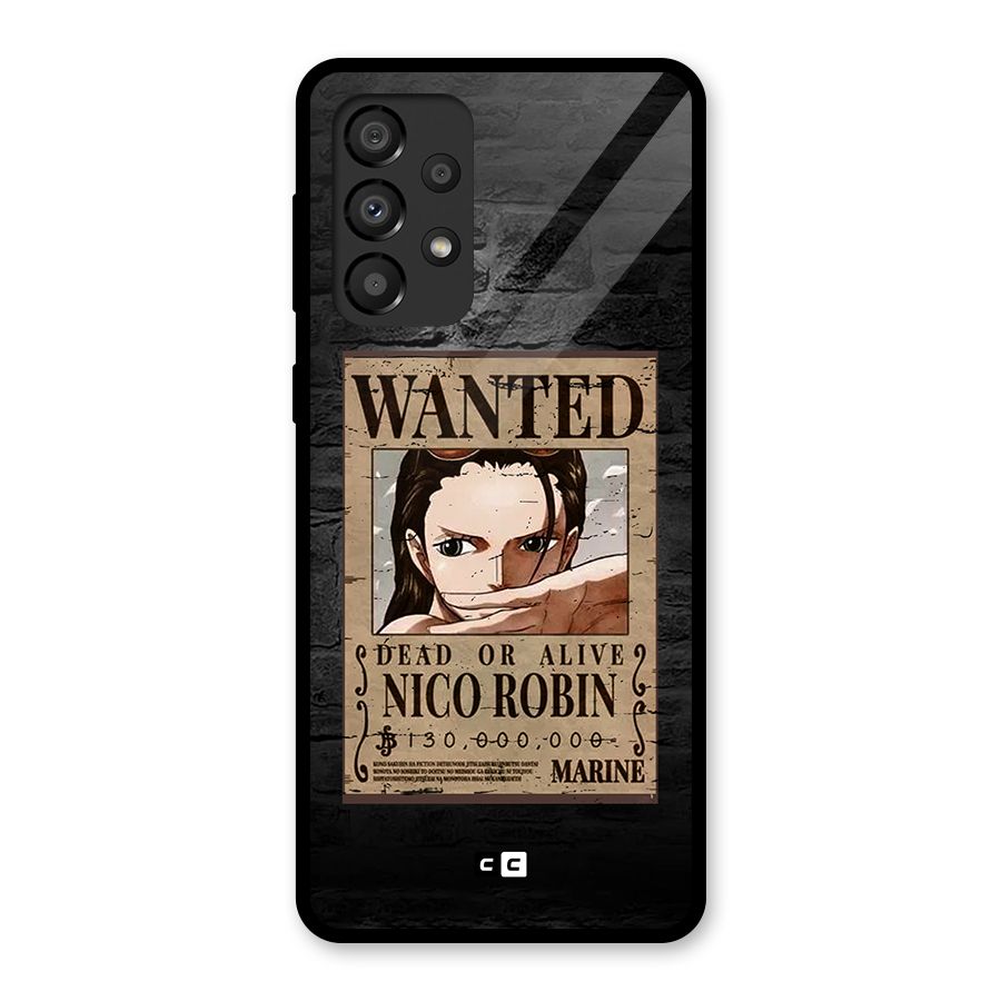 Nico Robin Wanted Glass Back Case for Galaxy A33 5G