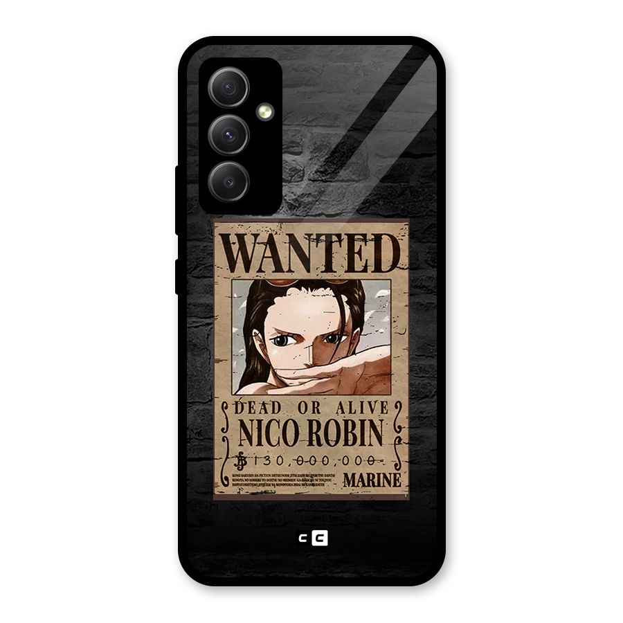 Nico Robin Wanted Glass Back Case for Galaxy A34