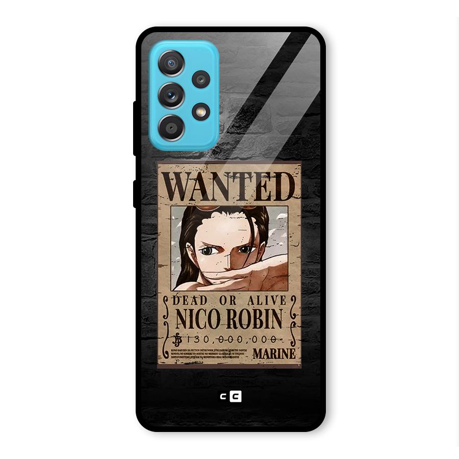 Nico Robin Wanted Glass Back Case for Galaxy A52