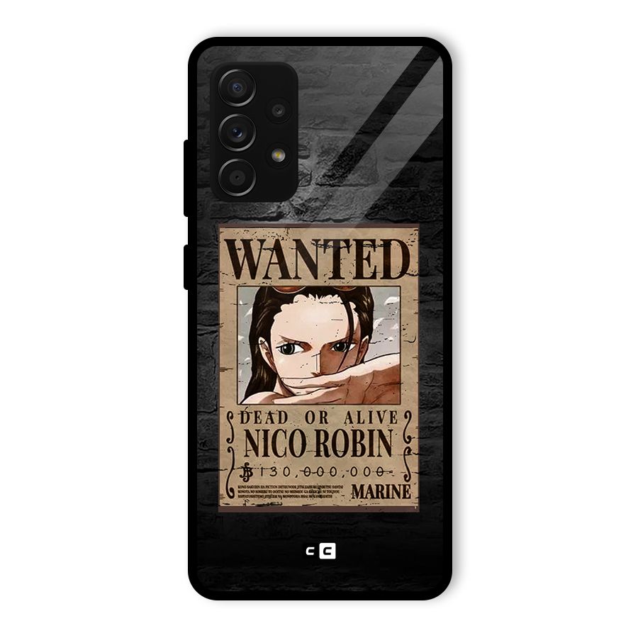 Nico Robin Wanted Glass Back Case for Galaxy A53 5G