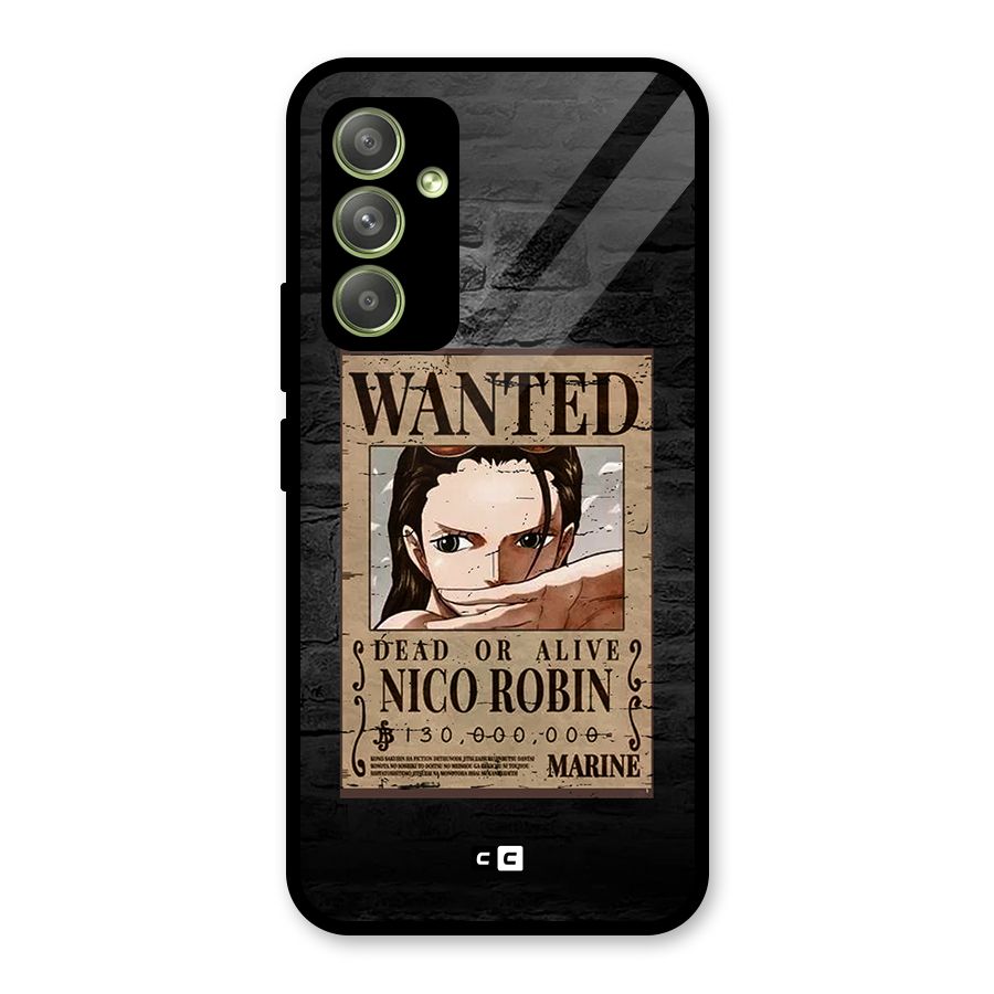 Nico Robin Wanted Glass Back Case for Galaxy A54