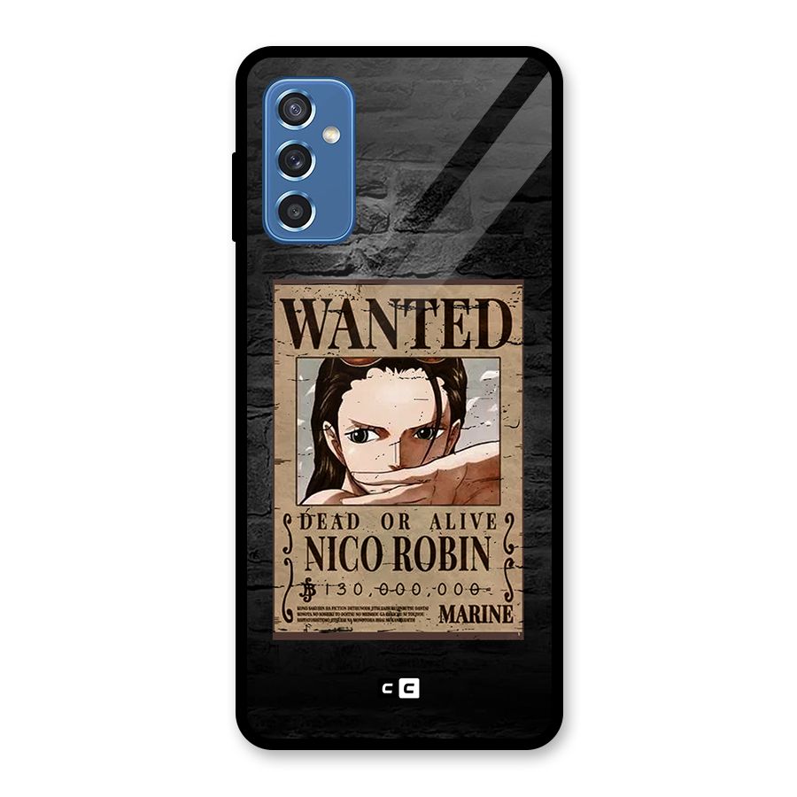 Nico Robin Wanted Glass Back Case for Galaxy M52 5G