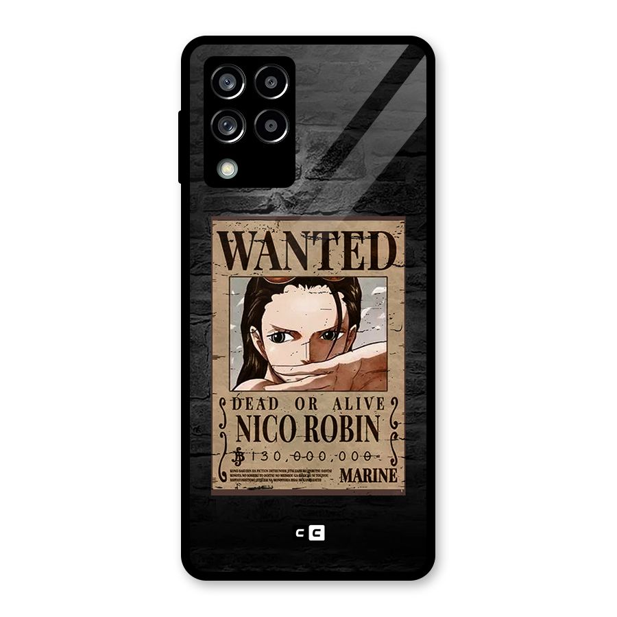 Nico Robin Wanted Glass Back Case for Galaxy M53 5G