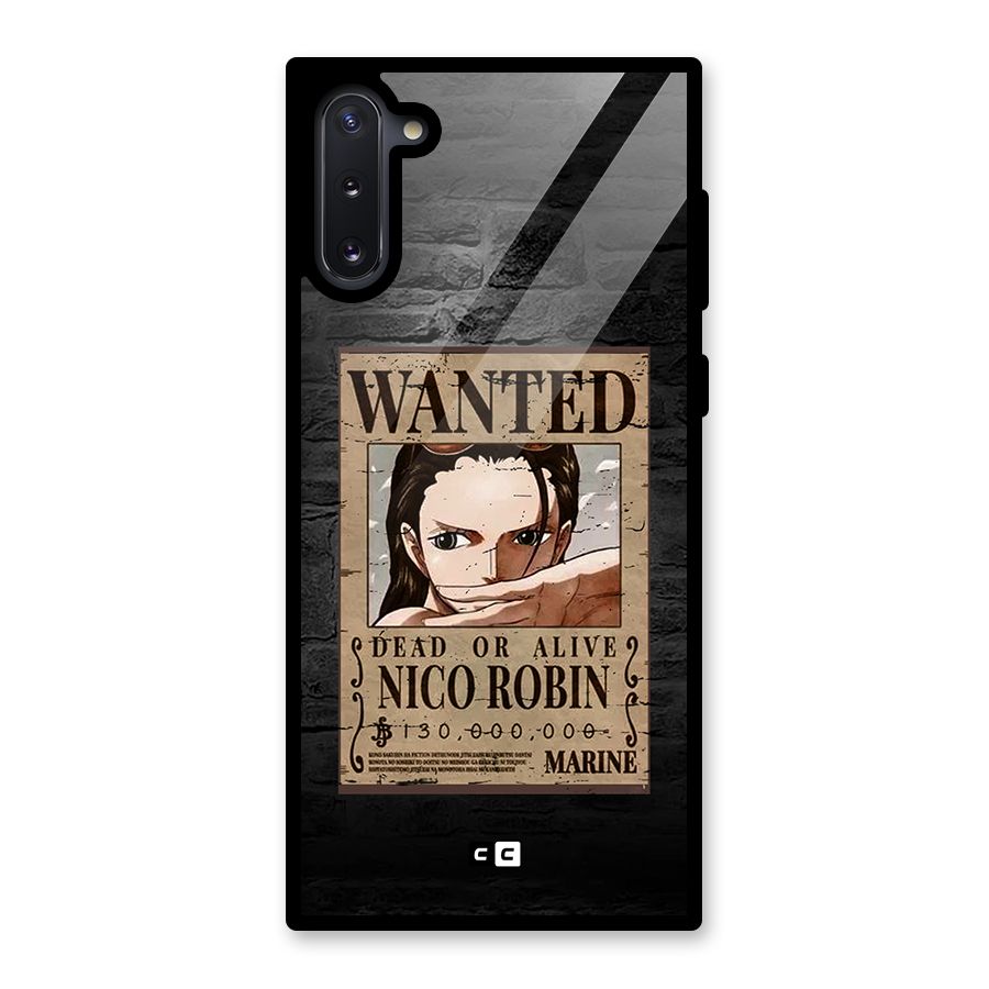 Nico Robin Wanted Glass Back Case for Galaxy Note 10