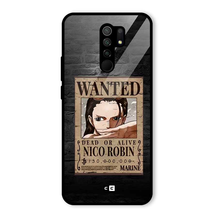 Nico Robin Wanted Glass Back Case for Poco M2