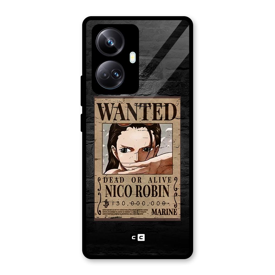 Nico Robin Wanted Glass Back Case for Realme 10 Pro Plus
