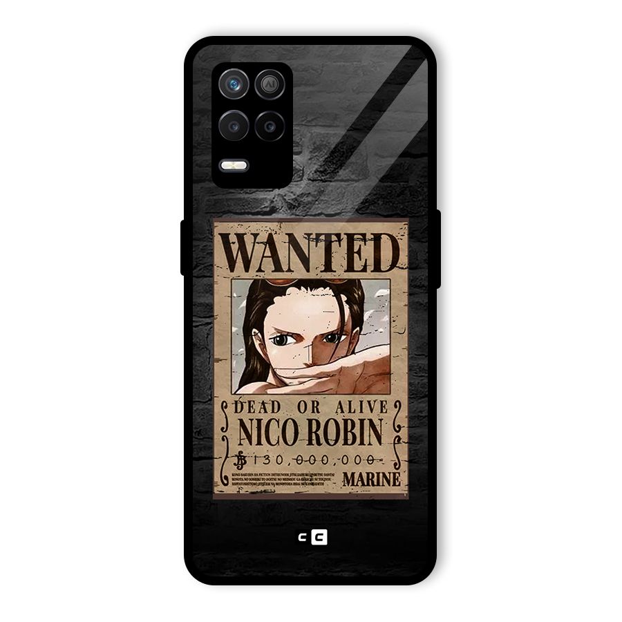 Nico Robin Wanted Glass Back Case for Realme 8s 5G