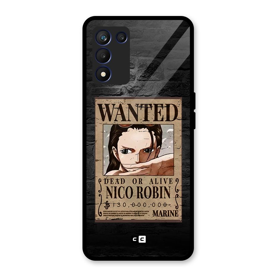Nico Robin Wanted Glass Back Case for Realme 9 5G Speed