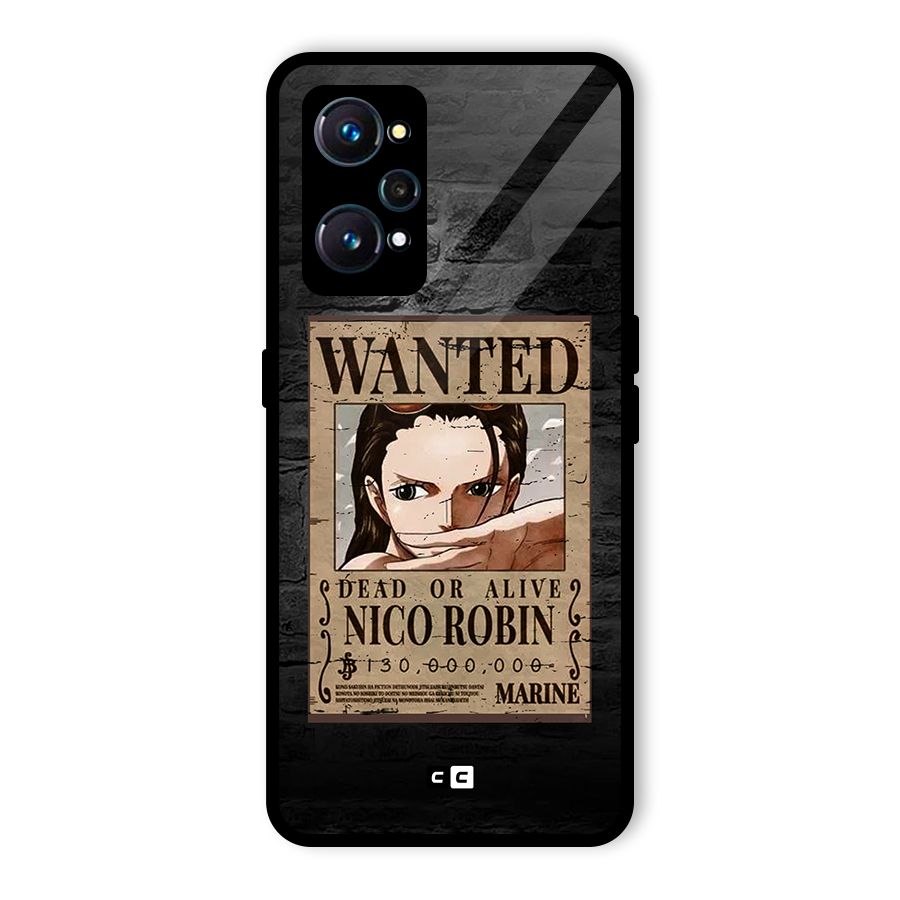 Nico Robin Wanted Glass Back Case for Realme GT 2