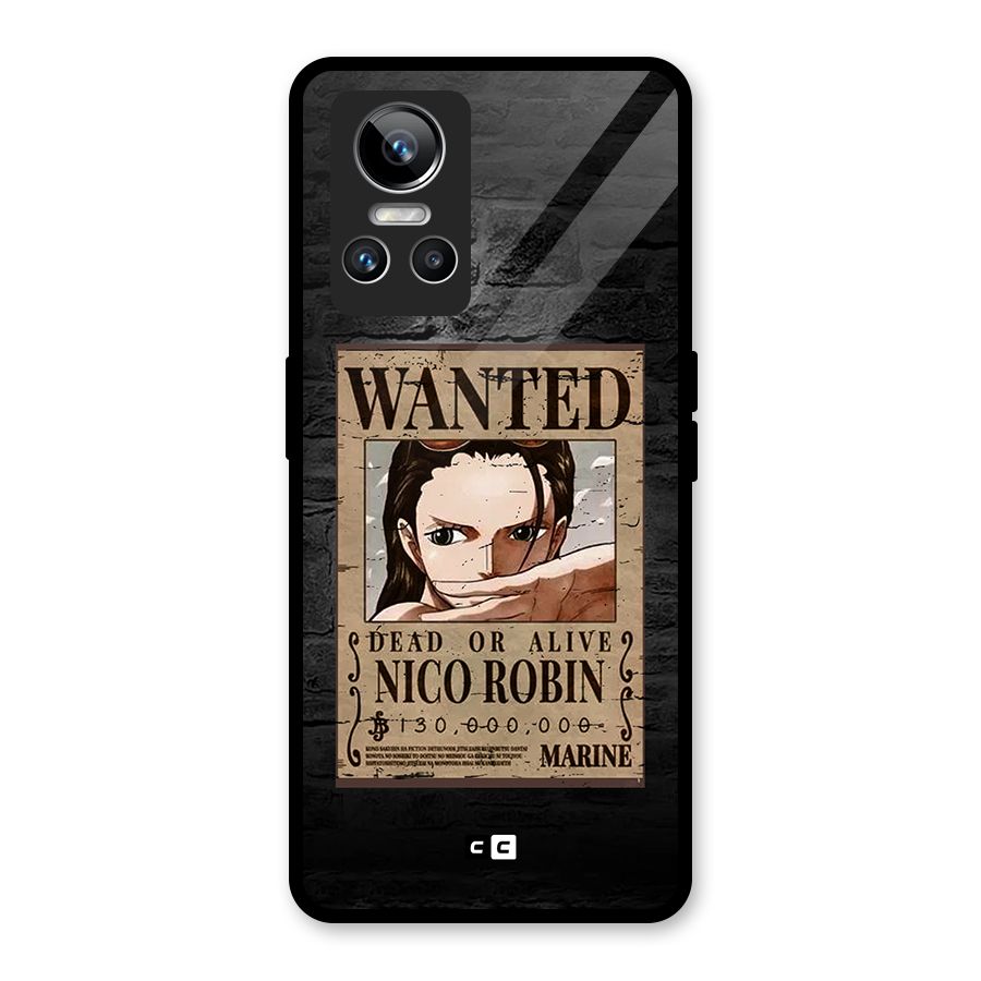 Nico Robin Wanted Glass Back Case for Realme GT Neo 3