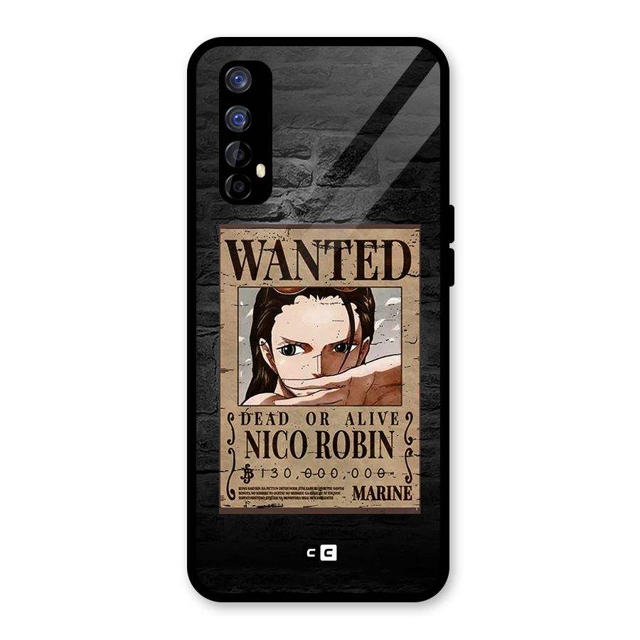 Nico Robin Wanted Glass Back Case for Realme Narzo 20 Pro