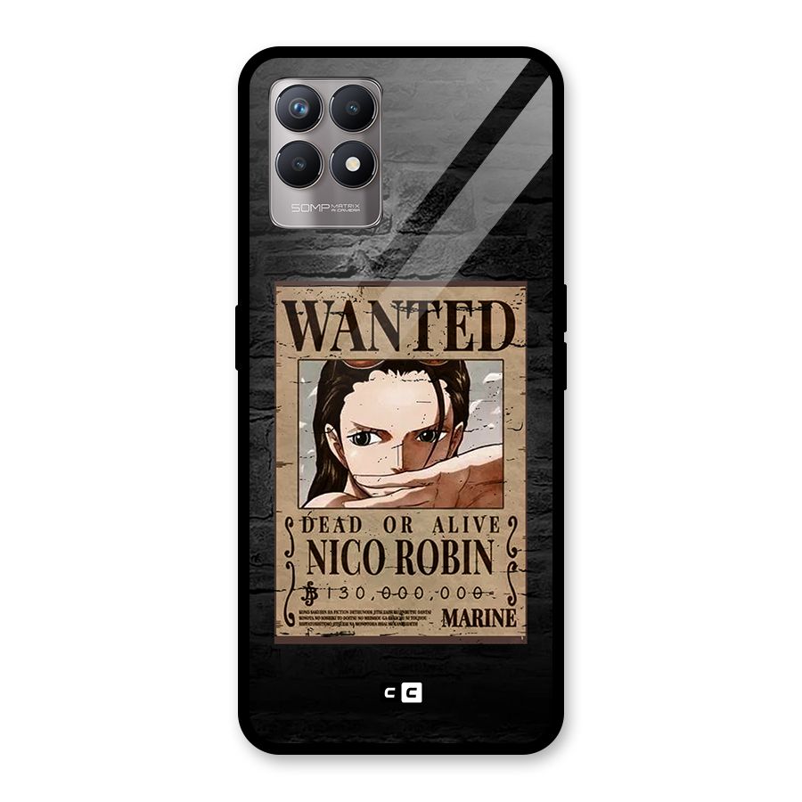 Nico Robin Wanted Glass Back Case for Realme Narzo 50