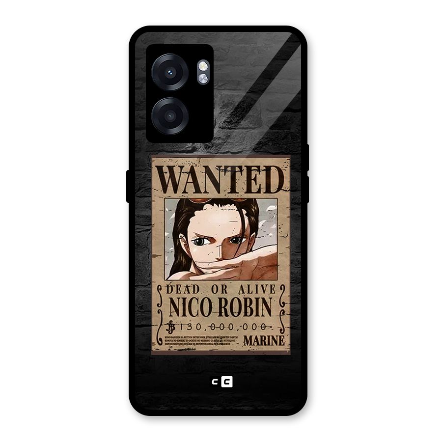 Nico Robin Wanted Glass Back Case for Realme Narzo 50 5G