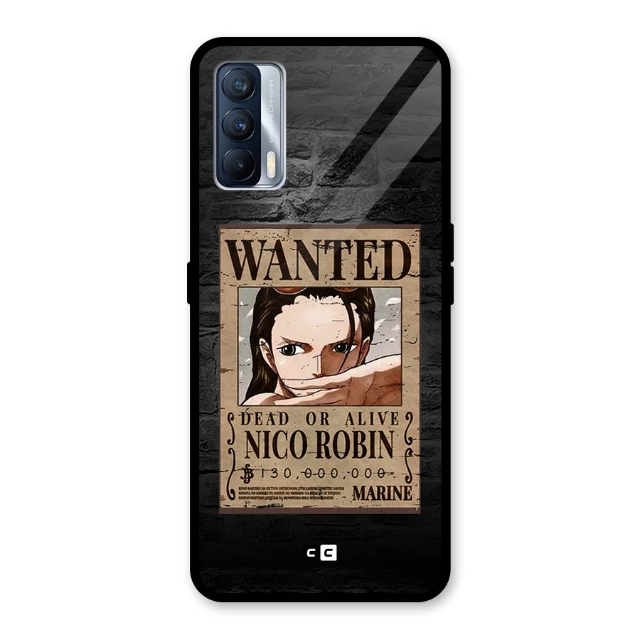 Nico Robin Wanted Glass Back Case for Realme X7