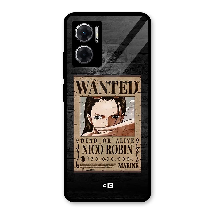Nico Robin Wanted Glass Back Case for Redmi 11 Prime 5G