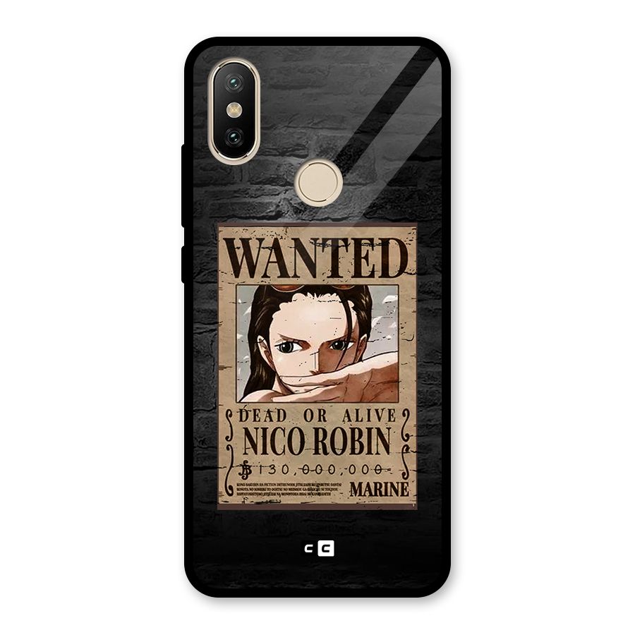 Nico Robin Wanted Glass Back Case for Redmi A2
