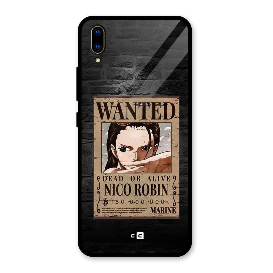 Nico Robin Wanted Glass Back Case for Vivo V11 Pro