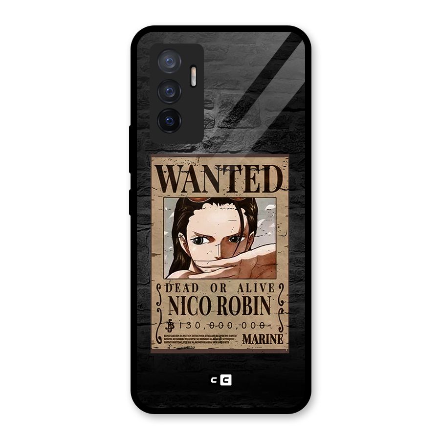 Nico Robin Wanted Glass Back Case for Vivo V23e