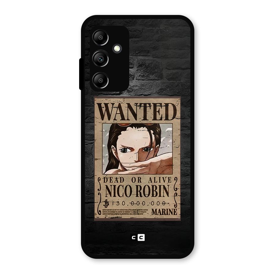 Nico Robin Wanted Metal Back Case for Galaxy A14 5G