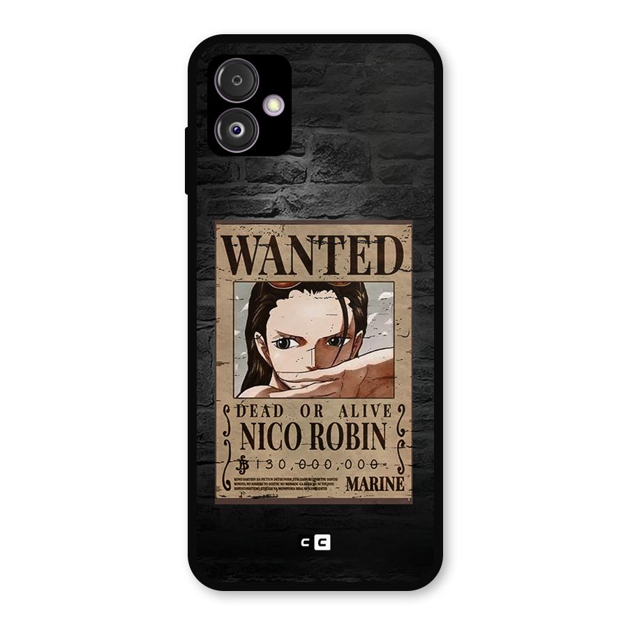 Nico Robin Wanted Metal Back Case for Galaxy F14