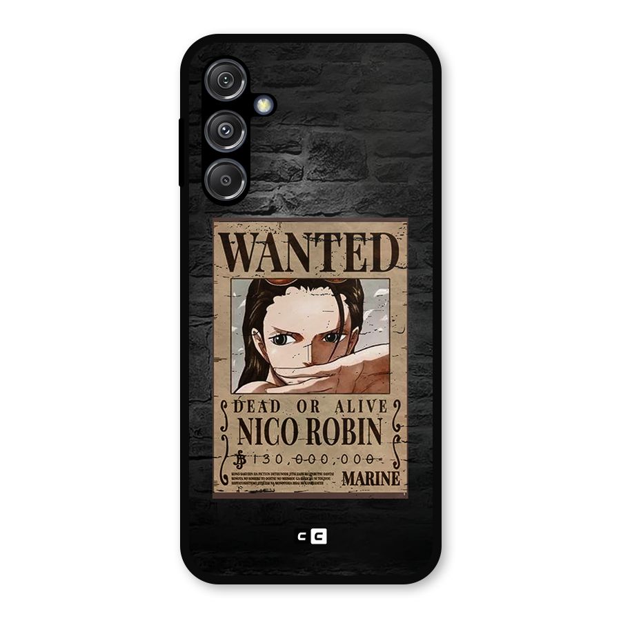 Nico Robin Wanted Metal Back Case for Galaxy M34 5G