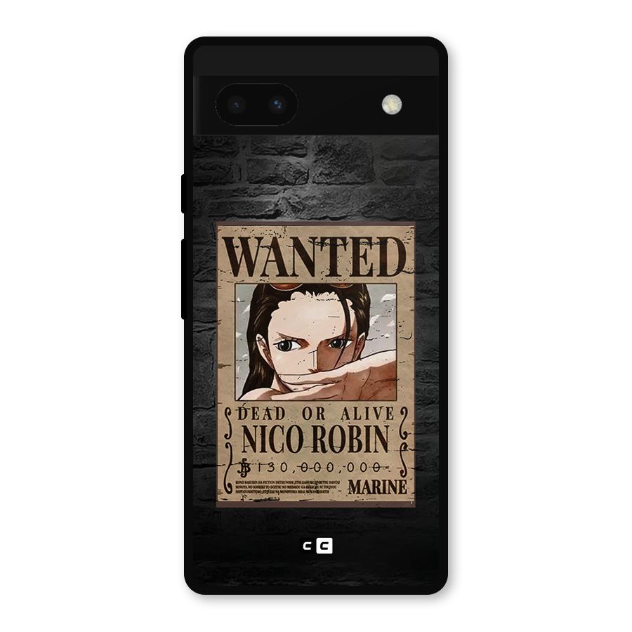 Nico Robin Wanted Metal Back Case for Google Pixel 6a