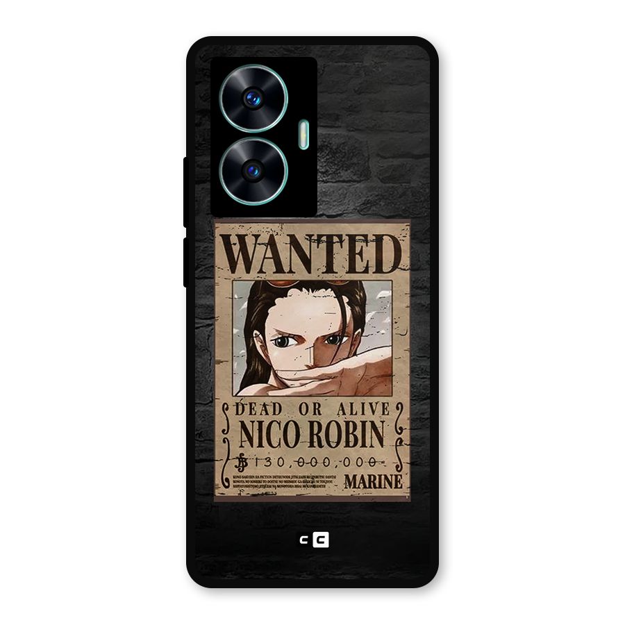 Nico Robin Wanted Metal Back Case for Realme C55