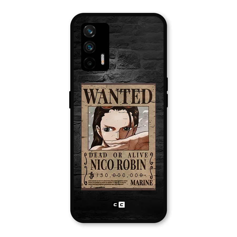Nico Robin Wanted Metal Back Case for Realme GT 5G