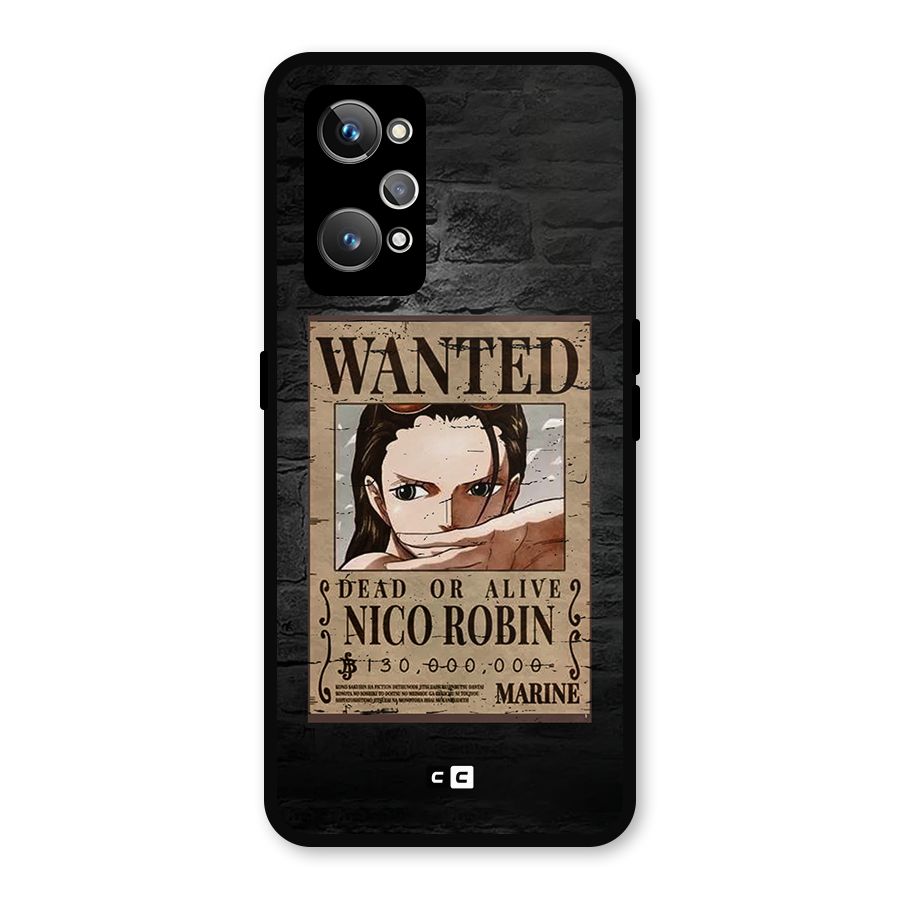 Nico Robin Wanted Metal Back Case for Realme GT Neo2
