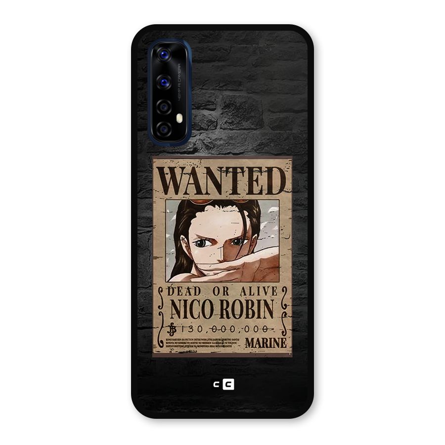 Nico Robin Wanted Metal Back Case for Realme Narzo 20 Pro