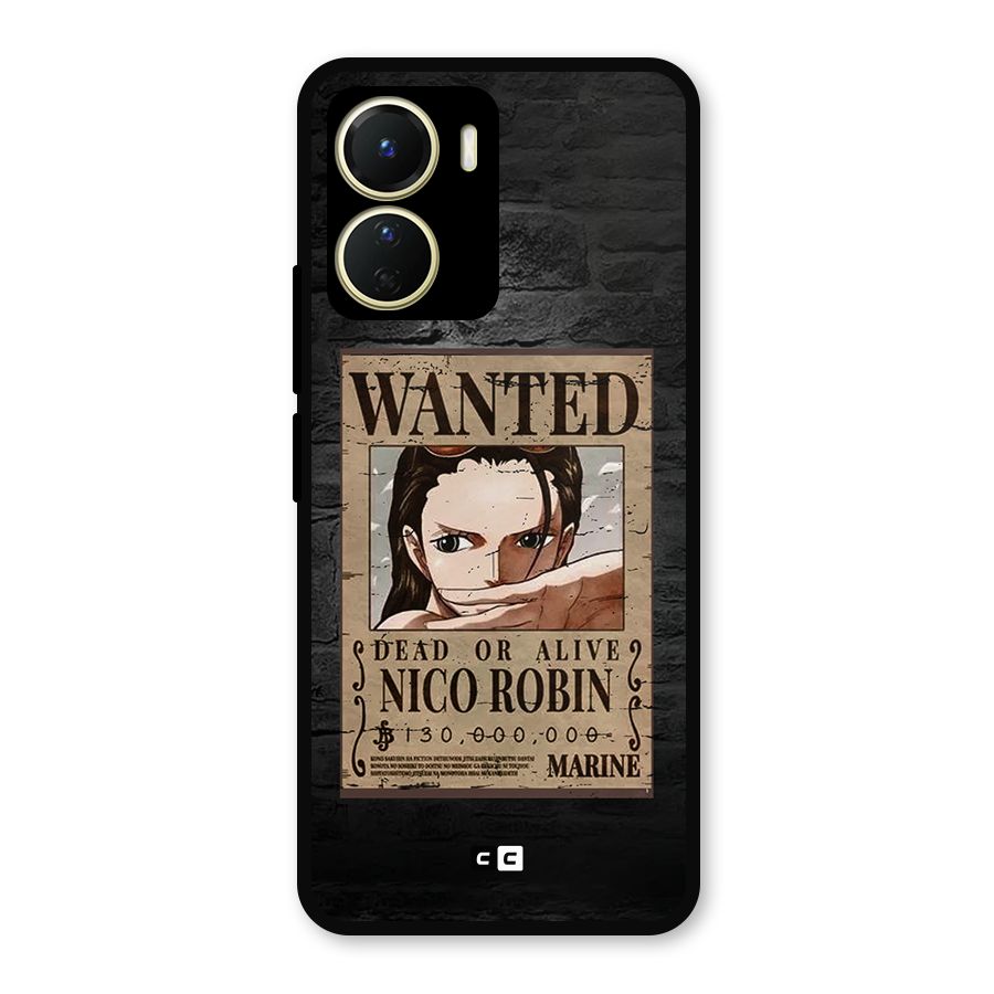 Nico Robin Wanted Metal Back Case for Vivo Y56