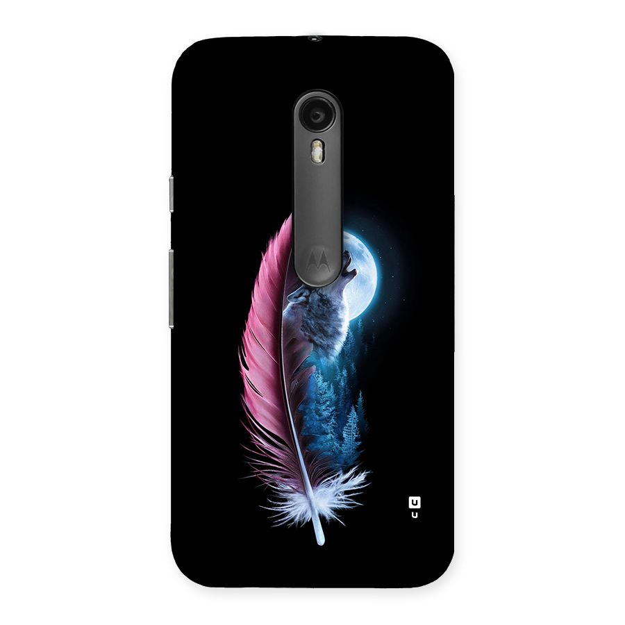Night Howler Back Case for Moto G3