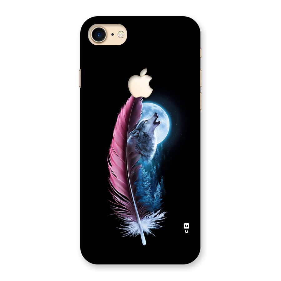 Night Howler Back Case for iPhone 7 Apple Cut