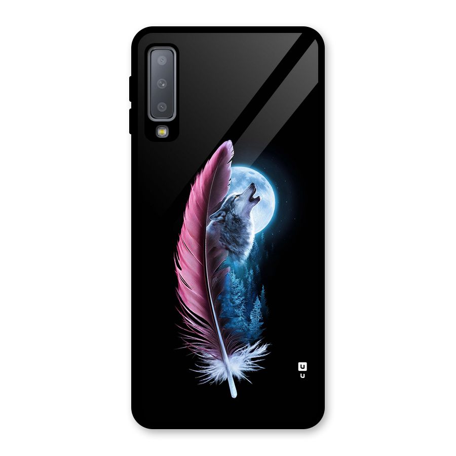 Night Howler Glass Back Case for Galaxy A7 (2018)