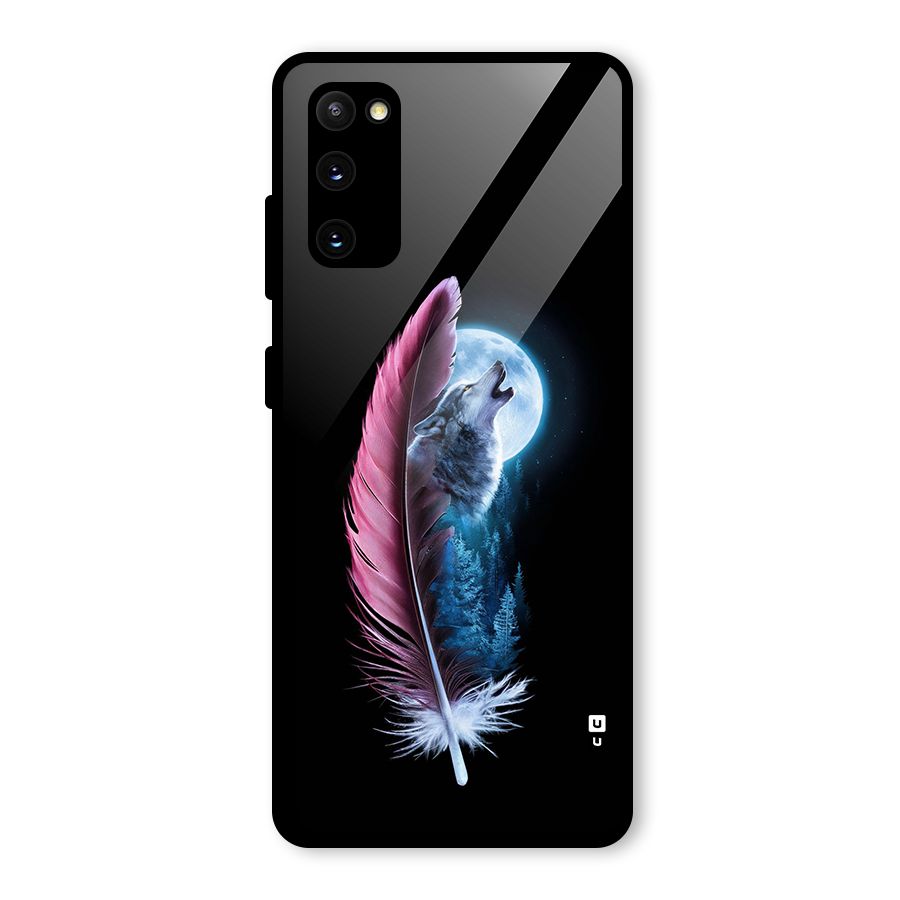 Night Howler Glass Back Case for Galaxy S20 FE