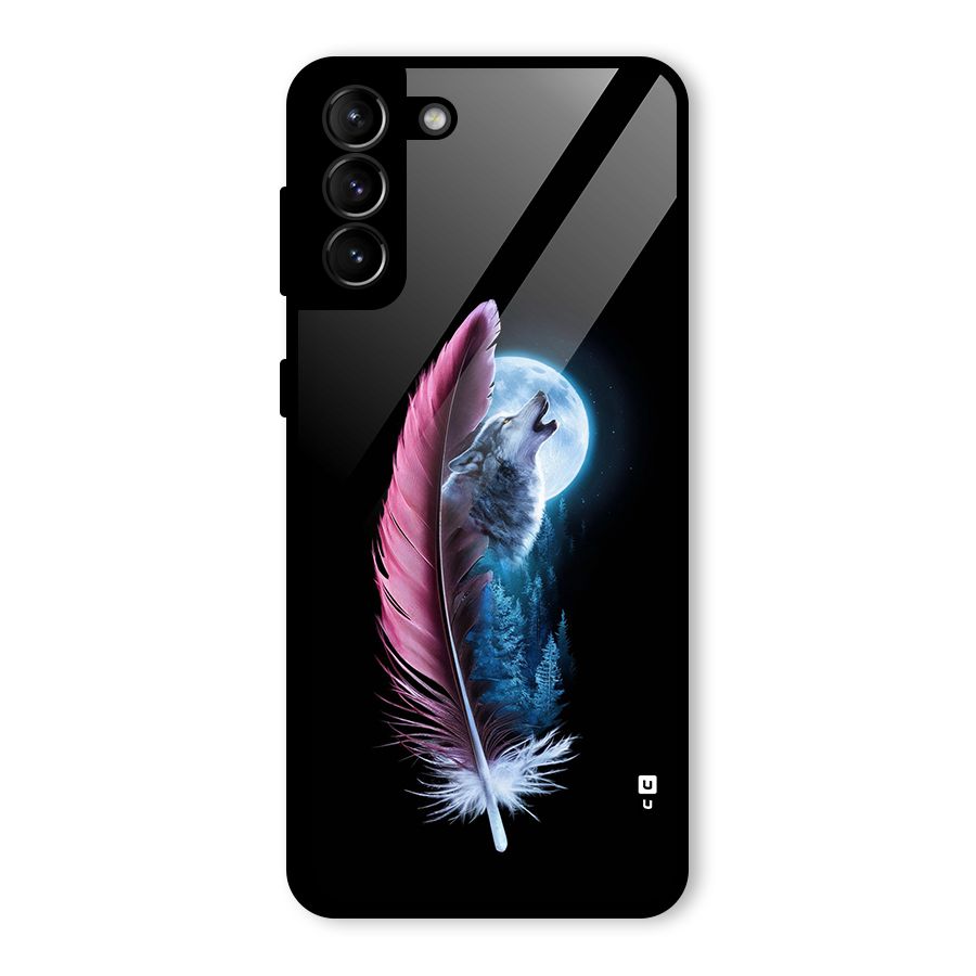 Night Howler Glass Back Case for Galaxy S21 Plus