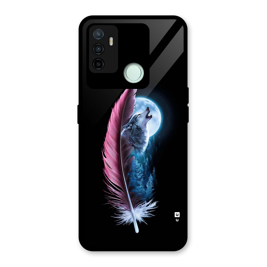 Night Howler Glass Back Case for Oppo A53