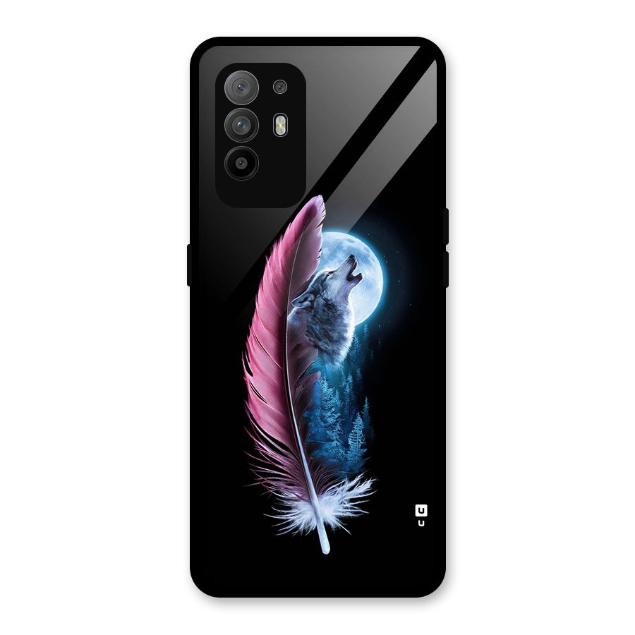 Night Howler Glass Back Case for Oppo F19 Pro Plus 5G