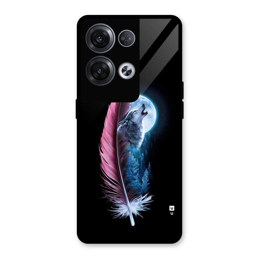 Night Howler Glass Back Case for Oppo Reno8 Pro 5G
