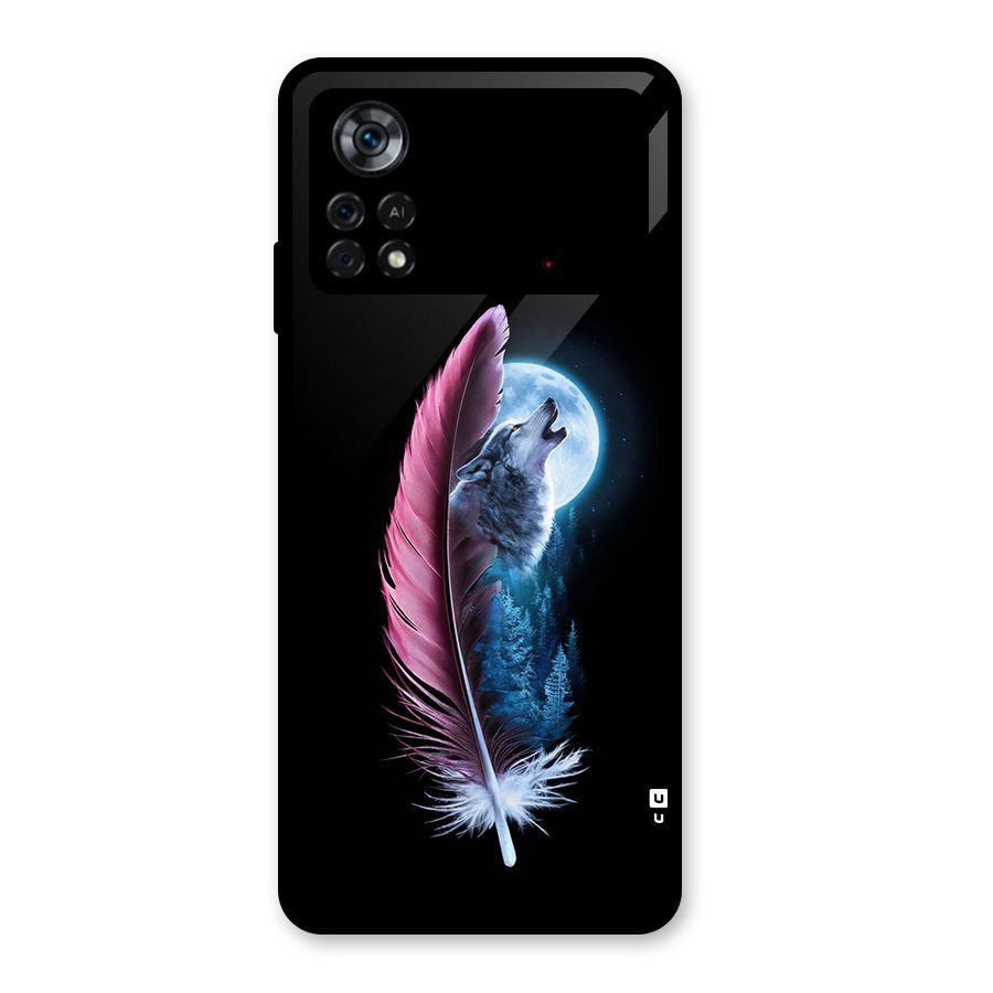 Night Howler Glass Back Case for Poco X4 Pro 5G